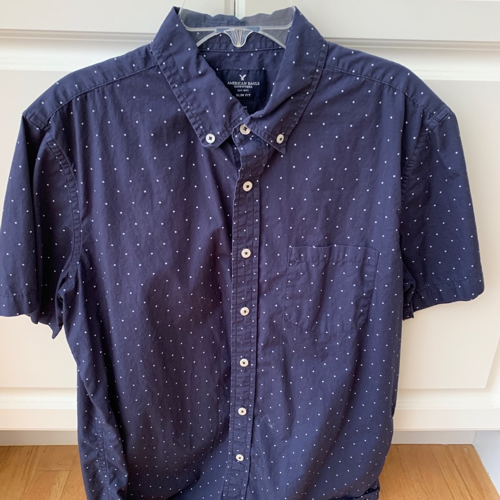 American Eagle short sleeve button up.